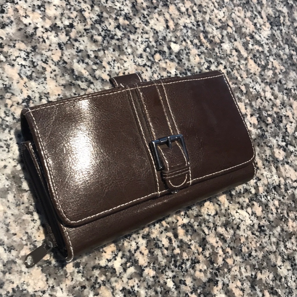 Brown Buckle Wallet